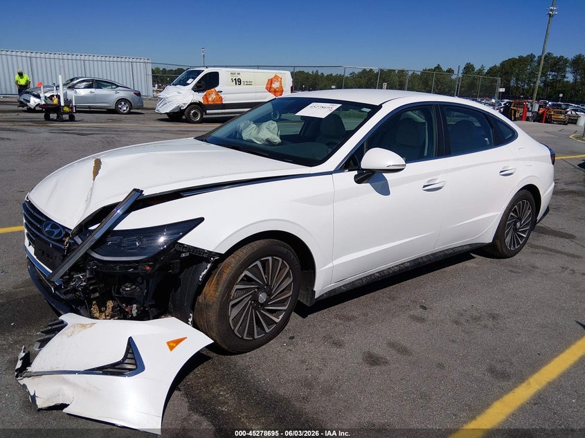 2023 Hyundai Sonata VIN KMHL34JJ6PA079564 IAAI salvage auction — FRONT END, Salvage Title, sold $4,700 on 2026-07-29 (photo 2)