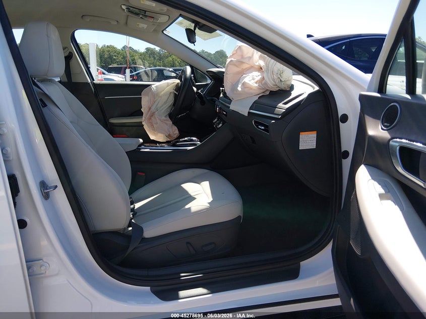 2023 Hyundai Sonata VIN KMHL34JJ6PA079564 IAAI salvage auction — FRONT END, Salvage Title, sold $4,700 on 2026-07-29 (photo 5)