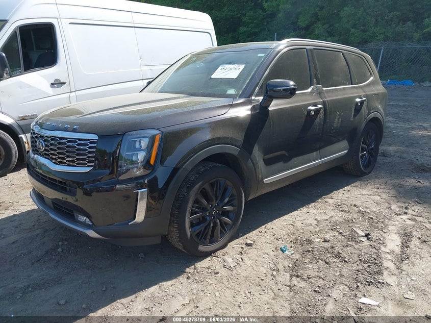 2021 Kia Telluride VIN 5XYP5DHC8MG119162 IAAI salvage auction — RIGHT SIDE, Salvage Title, sold $6,100 on 2026-07-28 (photo 2)