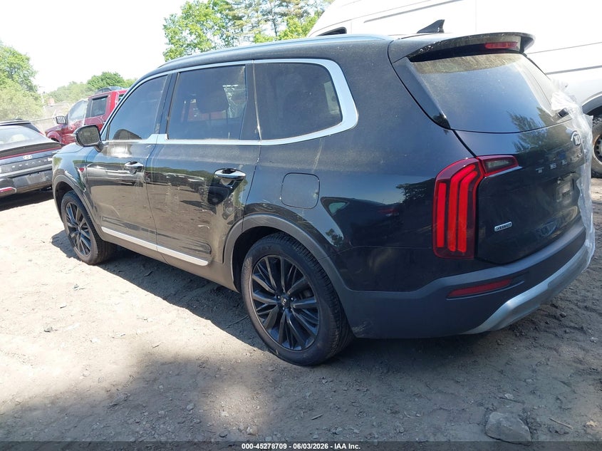 2021 Kia Telluride VIN 5XYP5DHC8MG119162 IAAI salvage auction — RIGHT SIDE, Salvage Title, sold $6,100 on 2026-07-28 (photo 3)