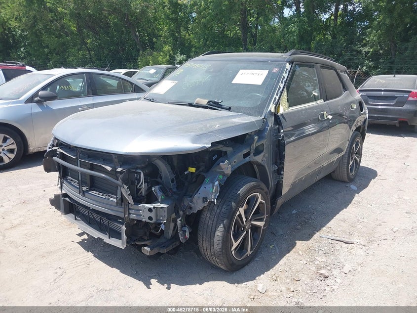 2021 Chevrolet Trailblazer VIN KL79MTSL4MB165268 IAAI salvage auction — LEFT SIDE, Salvage Title, sold $5,000 on 2026-07-08 (photo 2)