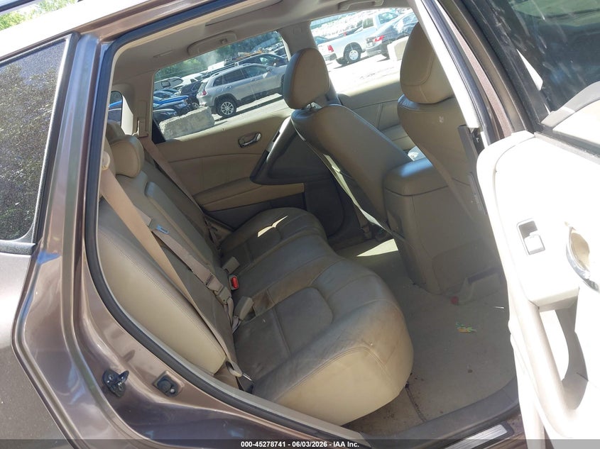 2014 Nissan Murano VIN JN8AZ1MWXEW523923 IAAI salvage auction — FRONT END, Salvage Title, sold $825 on 2026-07-13 (photo 8)