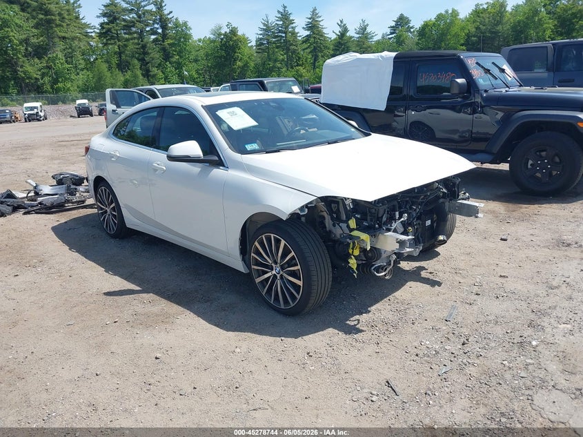 2022 BMW 2er VIN WBA73AK05N7L28812 IAAI salvage auction — FRONT END, Salvage (Massachusetts), sold $6,750 on 2026-07-31 (photo 1)