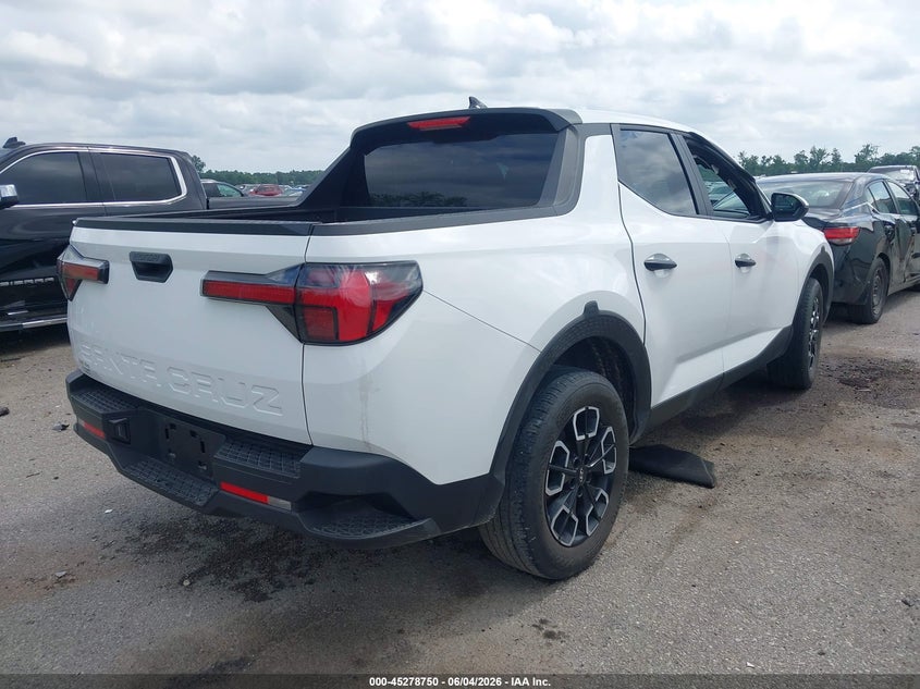2024 Hyundai Santa cruz VIN 5NTJB4DE7RH117989 IAAI salvage auction — SIDE, Salvage (Louisiana), sold $7,200 on 2026-07-21 (photo 4)