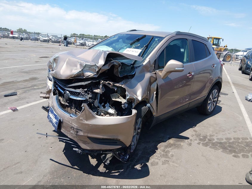 2019 Buick Encore VIN KL4CJESB0KB911243 IAAI salvage auction — FRONT END, Salvage Title, sold $25 on 2026-07-22 (photo 2)