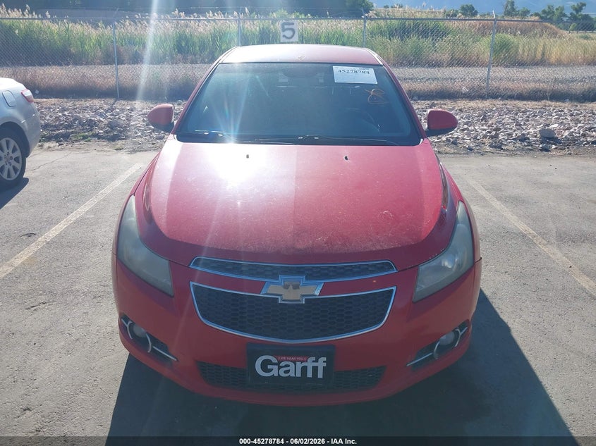 2012 Chevrolet Cruze VIN 1G1PF5SC1C7272403 IAAI salvage auction — NORMAL WEAR, Salvage Title, sold $300 on 2026-07-09 (photo 6)