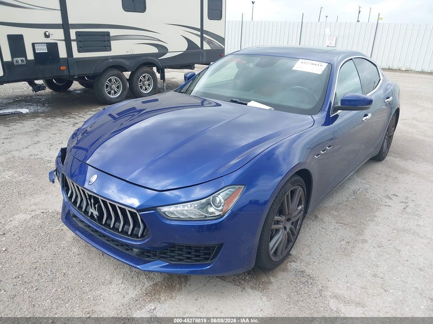 2018 Maserati Ghibli VIN ZAM57YTA4J1271672 IAAI salvage auction — FRONT END, Salvage Title, sold $6,500 on 2026-07-29 (photo 2)