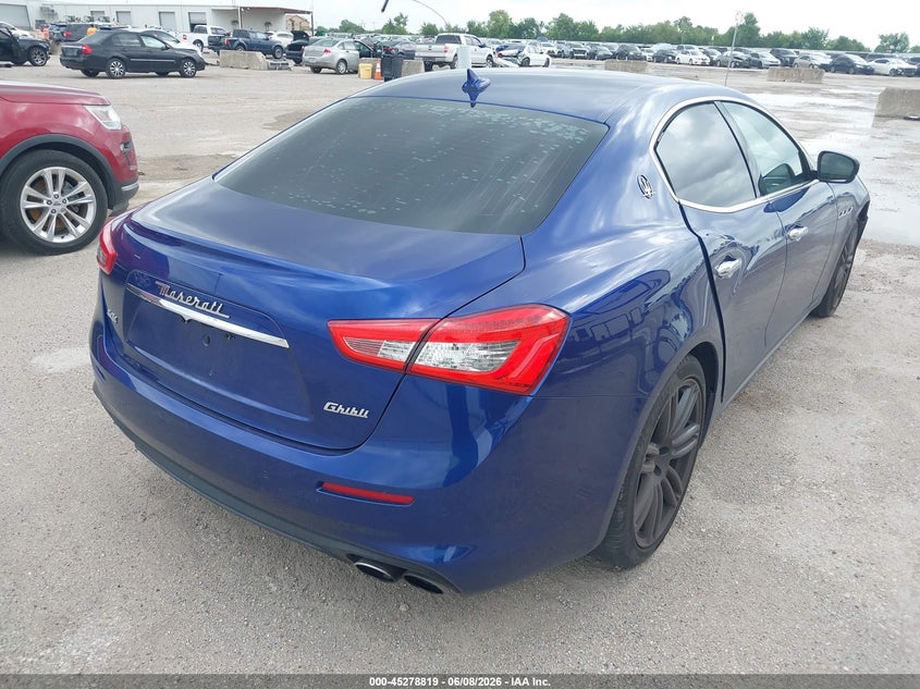 2018 Maserati Ghibli VIN ZAM57YTA4J1271672 IAAI salvage auction — FRONT END, Salvage Title, sold $6,500 on 2026-07-29 (photo 4)