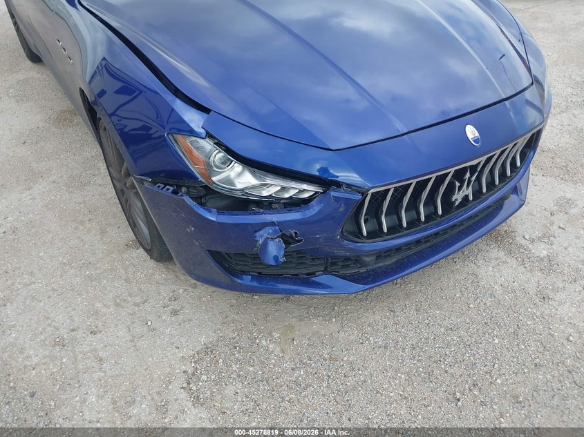 2018 Maserati Ghibli VIN ZAM57YTA4J1271672 IAAI salvage auction — FRONT END, Salvage Title, sold $6,500 on 2026-07-29 (photo 6)