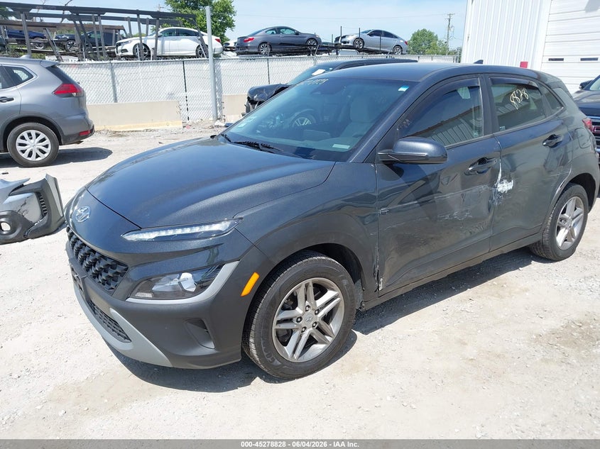 2022 Hyundai Kona VIN KM8K2CAB4NU775496 IAAI salvage auction — LEFT SIDE, Salvage Title, sold $2,325 on 2026-07-21 (photo 2)