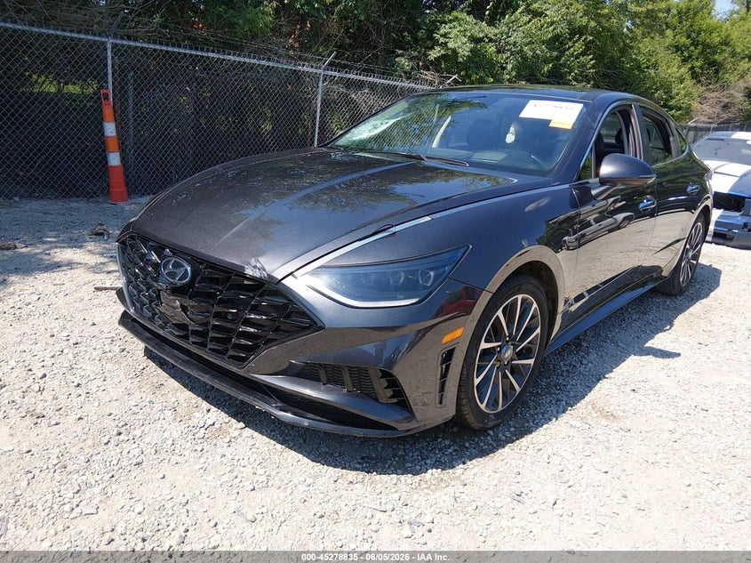 2020 Hyundai Sonata VIN 5NPEH4J28LH034426 IAAI salvage auction — THEFT, Salvage Title, sold $6,400 on 2026-07-16 (photo 2)