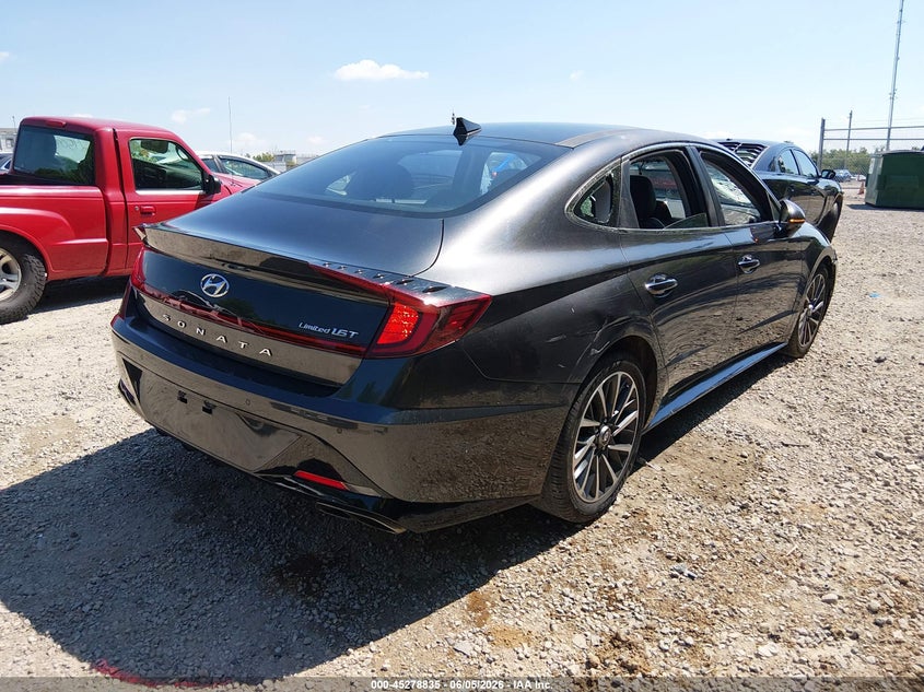 2020 Hyundai Sonata VIN 5NPEH4J28LH034426 IAAI salvage auction — THEFT, Salvage Title, sold $6,400 on 2026-07-16 (photo 4)
