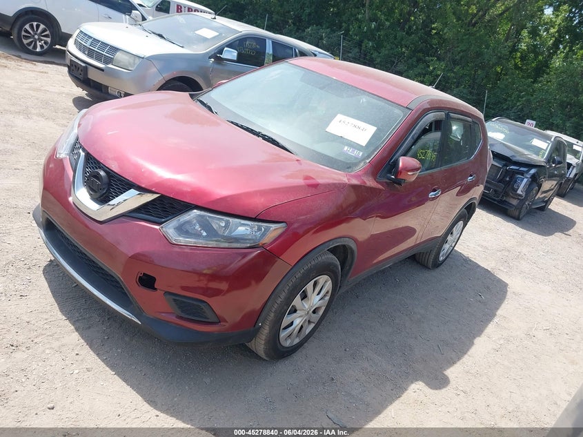 2015 Nissan Rogue VIN KNMAT2MV6FP570274 IAAI salvage auction — FRONT END, Rebuilt (Indiana), sold $650 on 2026-07-29 (photo 2)