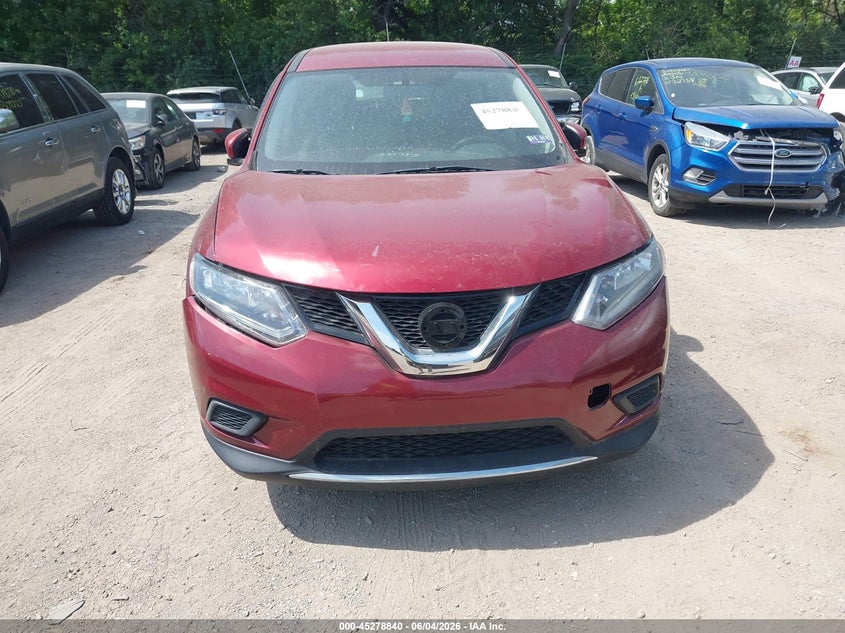 2015 Nissan Rogue VIN KNMAT2MV6FP570274 IAAI salvage auction — FRONT END, Rebuilt (Indiana), sold $650 on 2026-07-29 (photo 6)