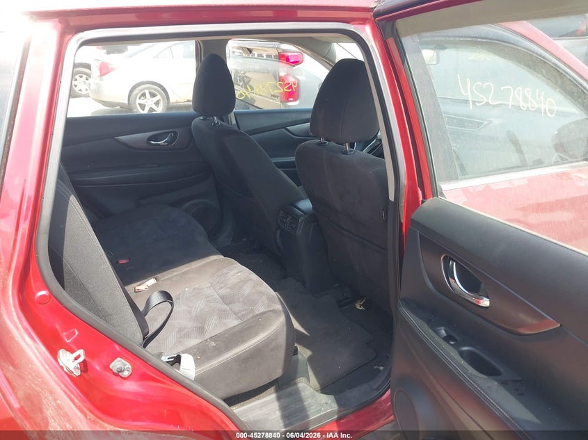 2015 Nissan Rogue VIN KNMAT2MV6FP570274 IAAI salvage auction — FRONT END, Rebuilt (Indiana), sold $650 on 2026-07-29 (photo 8)