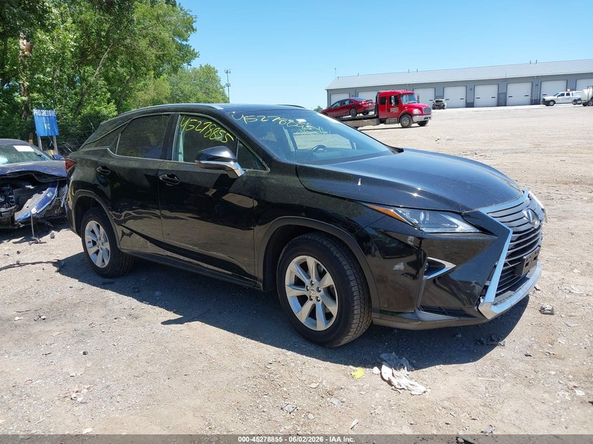 2016 Lexus Rx VIN 2T2BZMCA5GC040242 IAAI salvage auction — FRONT END, Clear (Indiana), sold $9,400 on 2026-07-24 (photo 1)
