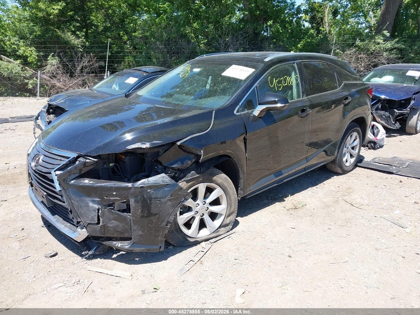 2016 Lexus Rx VIN 2T2BZMCA5GC040242 IAAI salvage auction — FRONT END, Clear (Indiana), sold $9,400 on 2026-07-24 (photo 2)