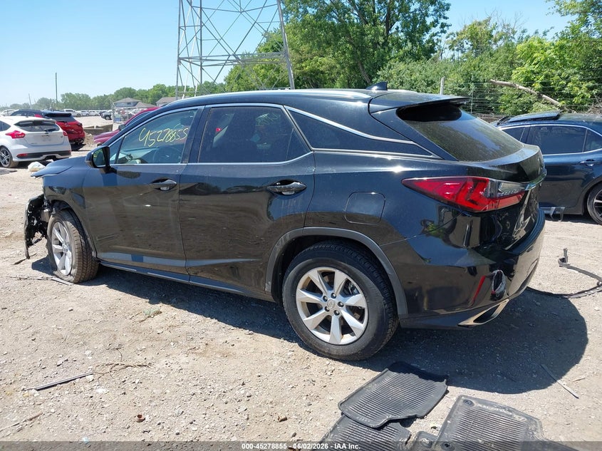 2016 Lexus Rx VIN 2T2BZMCA5GC040242 IAAI salvage auction — FRONT END, Clear (Indiana), sold $9,400 on 2026-07-24 (photo 3)