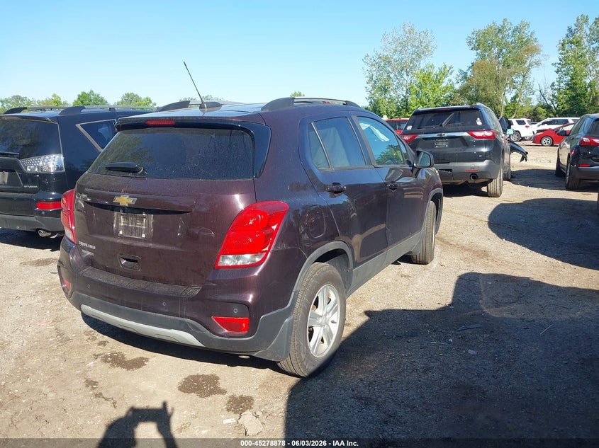 2021 Chevrolet Trax VIN KL7CJPSB6MB310145 IAAI salvage auction — LEFT SIDE, Salvage Title, sold $50 on 2026-07-28 (photo 4)