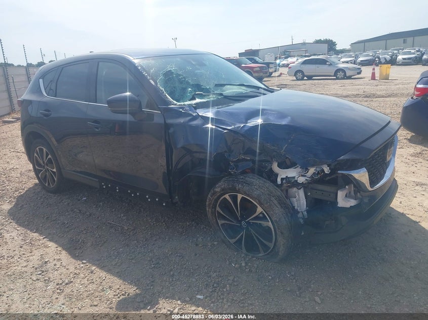 2022 Mazda Cx-5 VIN JM3KFBDMXN0557089 IAAI salvage auction — FRONT END, Salvage Title, sold $4,700 on 2026-07-28 (photo 1)