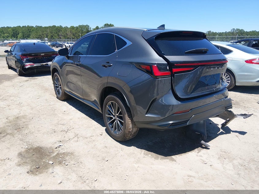 2025 Lexus Nx VIN 2T2GDCAZ3SC029207 IAAI salvage auction — REAR END, Salvage (Georgia), sold $13,600 on 2026-07-26 (photo 3)