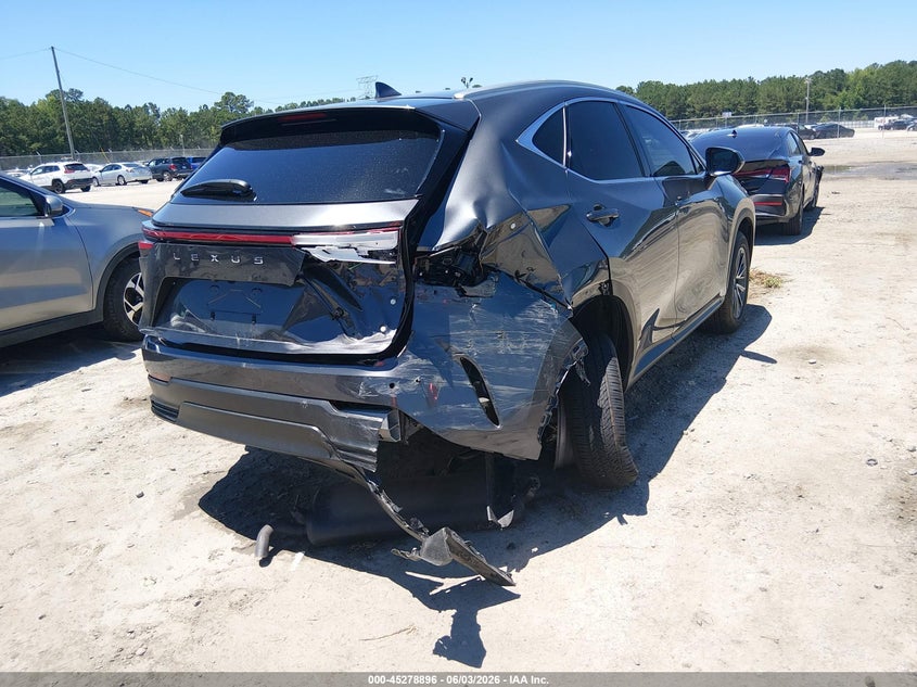 2025 Lexus Nx VIN 2T2GDCAZ3SC029207 IAAI salvage auction — REAR END, Salvage (Georgia), sold $13,600 on 2026-07-26 (photo 4)