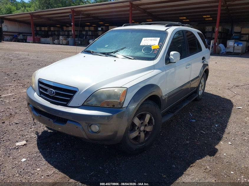 2007 Kia Sorento VIN KNDJD736475713417 IAAI salvage auction — LEFT SIDE, Clear (Alabama), sold $250 on 2026-07-07 (photo 2)