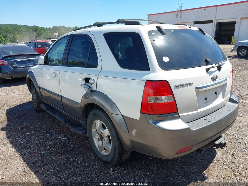 2007 Kia Sorento VIN KNDJD736475713417 IAAI salvage auction — LEFT SIDE, Clear (Alabama), sold $250 on 2026-07-07 (photo 3)