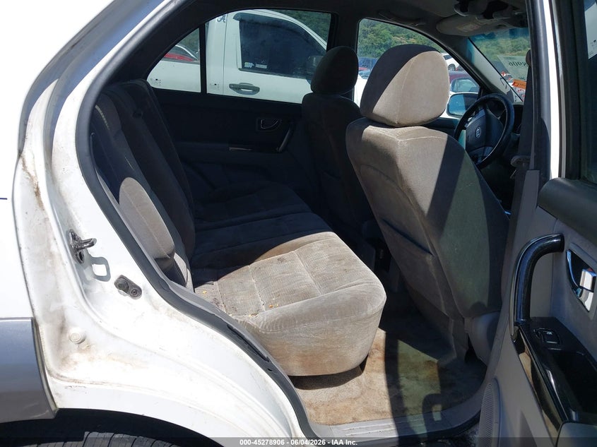 2007 Kia Sorento VIN KNDJD736475713417 IAAI salvage auction — LEFT SIDE, Clear (Alabama), sold $250 on 2026-07-07 (photo 8)