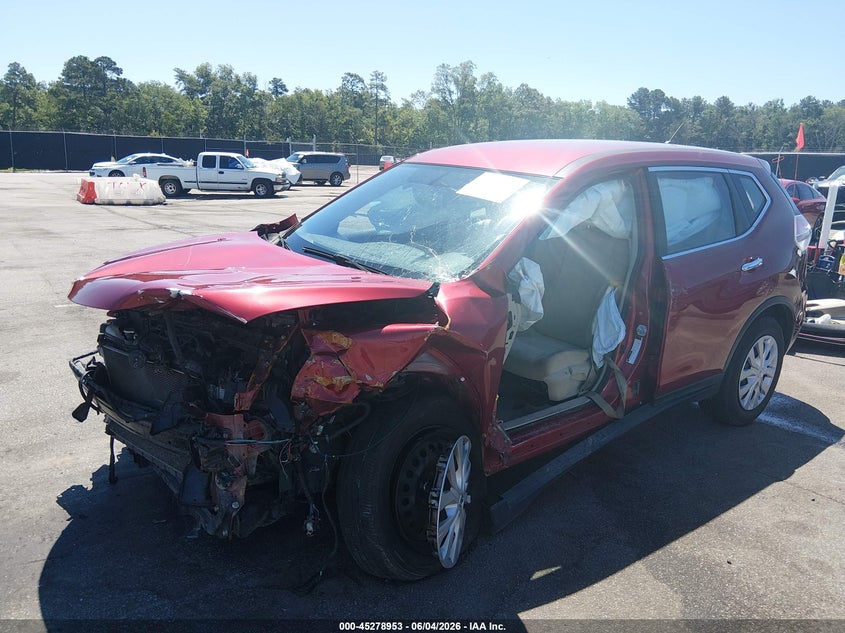 2015 Nissan Rogue VIN KNMAT2MT7FP512768 IAAI salvage auction — FRONT END, Salvage Title, sold $300 on 2026-07-08 (photo 2)