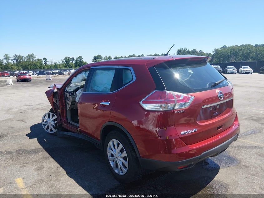 2015 Nissan Rogue VIN KNMAT2MT7FP512768 IAAI salvage auction — FRONT END, Salvage Title, sold $300 on 2026-07-08 (photo 3)