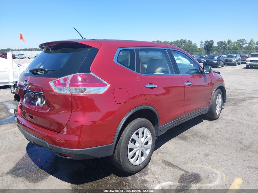 2015 Nissan Rogue VIN KNMAT2MT7FP512768 IAAI salvage auction — FRONT END, Salvage Title, sold $300 on 2026-07-08 (photo 4)