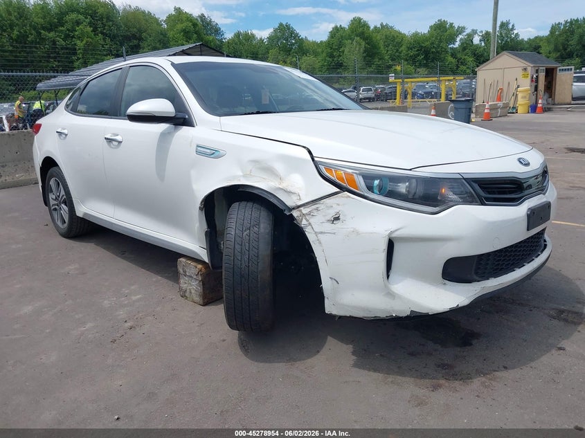 2017 Kia Optima VIN KNAGU4LCXH5004617 IAAI salvage auction — FRONT END, Salvage Title, sold $2,050 on 2026-07-09 (photo 1)