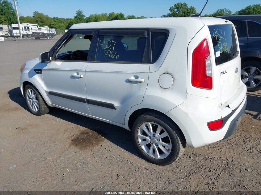 2013 Kia Soul VIN KNDJT2A54D7555001 IAAI salvage auction — NORMAL WEAR, Clear (Virginia), sold $375 on 2026-07-28 (photo 3)