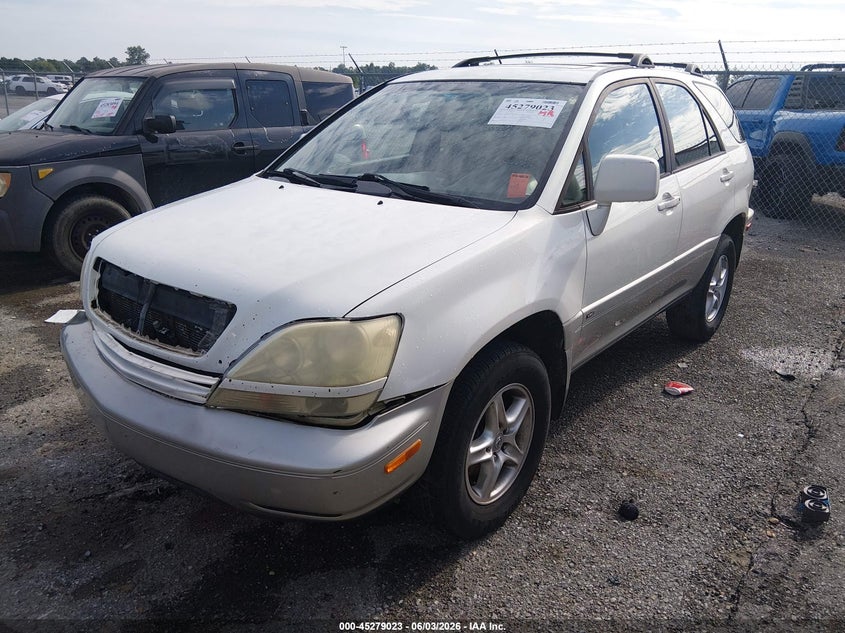 2003 Lexus Rx VIN JTJGF10UX30159017 IAAI salvage auction — RIGHT FRONT, Salvage (Louisiana), sold $375 on 2026-07-07 (photo 2)