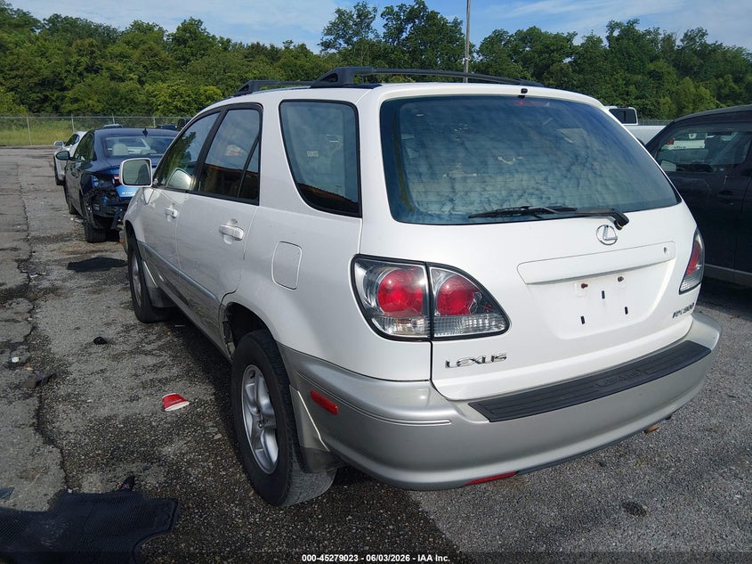 2003 Lexus Rx VIN JTJGF10UX30159017 IAAI salvage auction — RIGHT FRONT, Salvage (Louisiana), sold $375 on 2026-07-07 (photo 3)