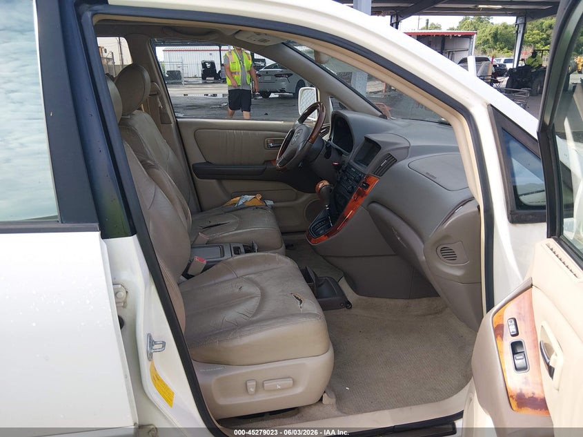 2003 Lexus Rx VIN JTJGF10UX30159017 IAAI salvage auction — RIGHT FRONT, Salvage (Louisiana), sold $375 on 2026-07-07 (photo 5)
