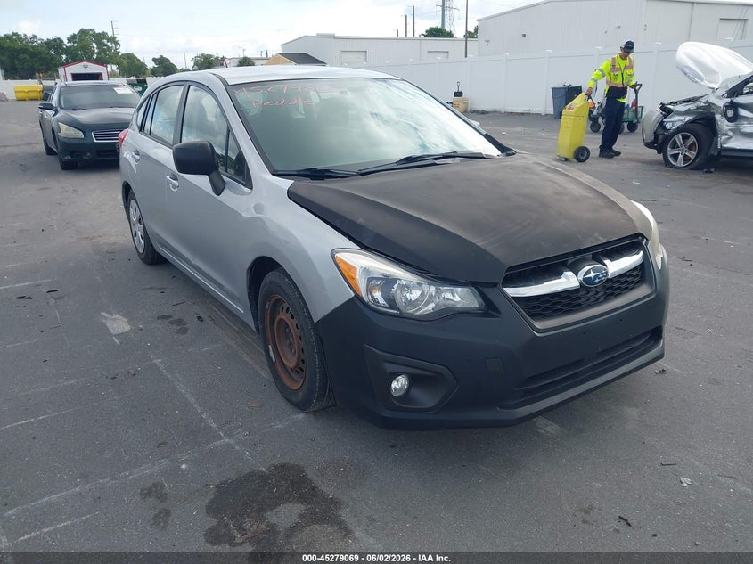 2013 Subaru Impreza VIN JF1GPAA68D2866645 IAAI salvage auction — NORMAL WEAR, Clear (Pennsylvania), sold $475 on 2026-07-06 (photo 1)