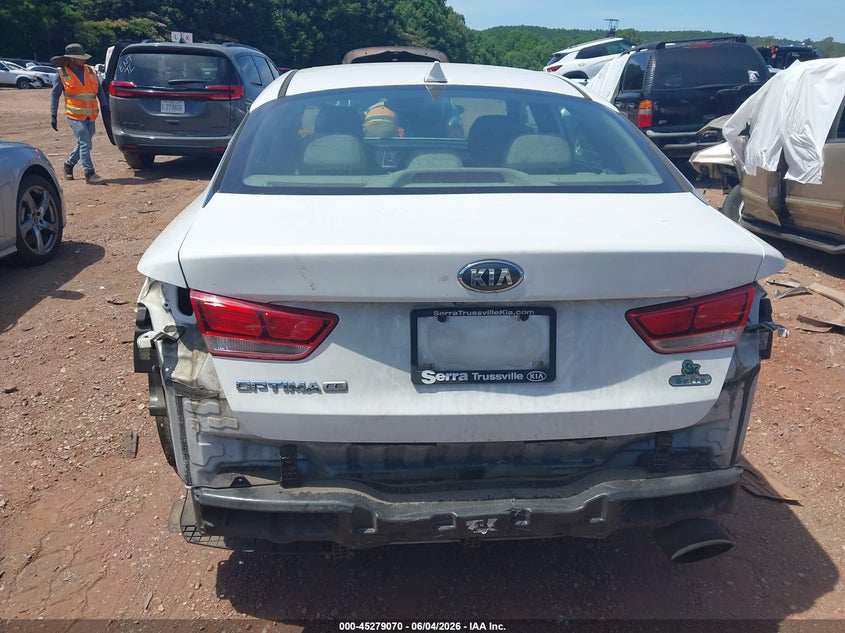 2017 Kia Optima VIN 5XXGT4L32HG169742 IAAI salvage auction — REAR END, Salvage Title, sold $625 on 2026-07-08 (photo 6)