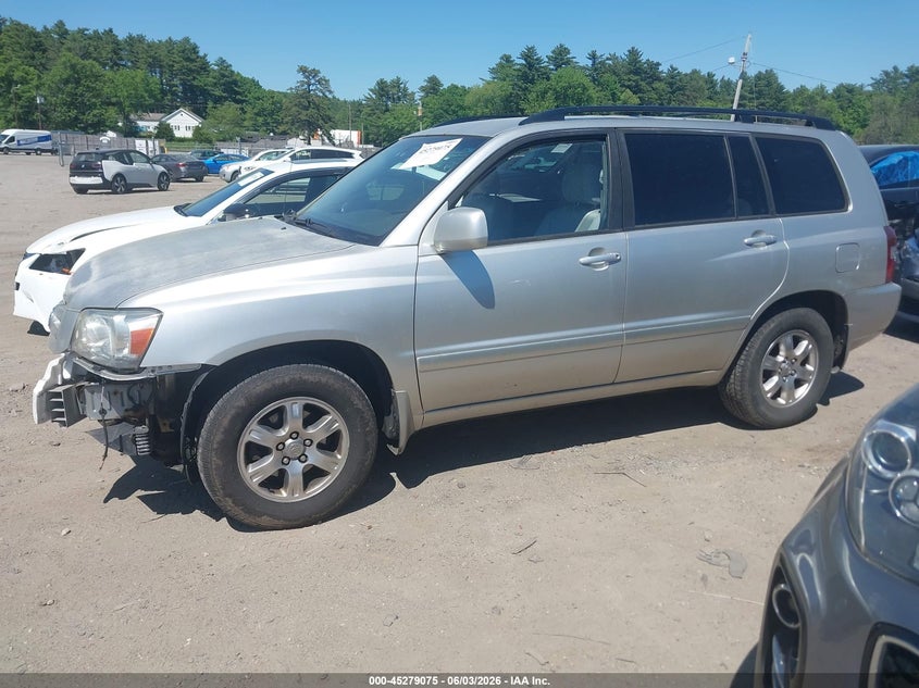 2006 Toyota Highlander VIN JTEDP21A160093051 IAAI salvage auction — FRONT END, Salvage (Idaho), sold $650 on 2026-07-17 (photo 2)