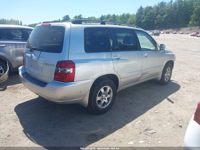 2006 Toyota Highlander VIN JTEDP21A160093051 IAAI salvage auction — FRONT END, Salvage (Idaho), sold $650 on 2026-07-17 (photo 4)