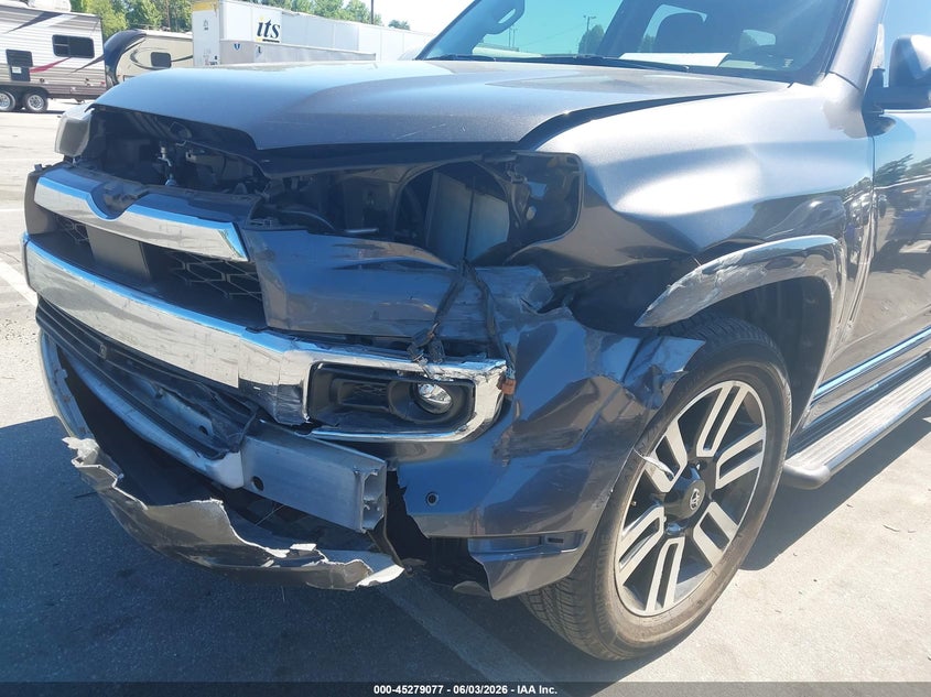 2022 Toyota 4runner VIN JTEKU5JR6N6050747 IAAI salvage auction — LEFT FRONT, Salvage (North Carolina), sold $14,100 on 2026-07-31 (photo 6)