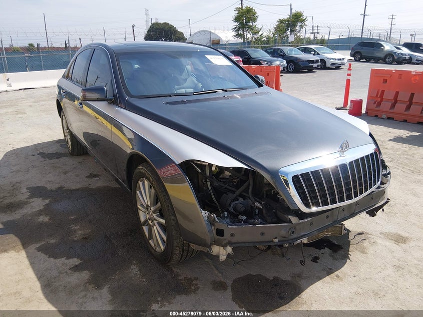 2010 Maybach 57 VIN WDBVF7HB5AA002775 IAAI salvage auction — FRONT END, Salvage (California), sold $61,500 on 2026-08-12 (photo 1)