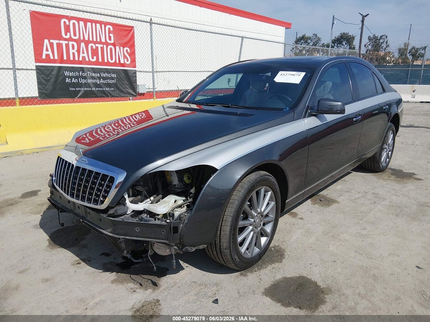 2010 Maybach 57 VIN WDBVF7HB5AA002775 IAAI salvage auction — FRONT END, Salvage (California), sold $61,500 on 2026-08-12 (photo 2)