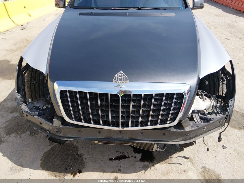 2010 Maybach 57 VIN WDBVF7HB5AA002775 IAAI salvage auction — FRONT END, Salvage (California), sold $61,500 on 2026-08-12 (photo 6)