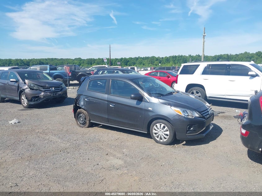 2024 Mitsubishi Mirage VIN ML32AUHJXRH007601 IAAI salvage auction — REAR END, Salvage Title, sold $1,400 on 2026-07-20 (photo 1)