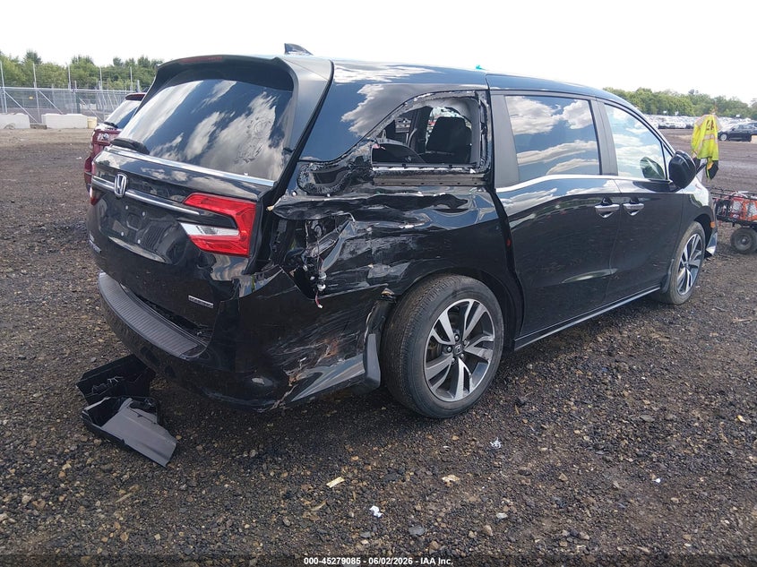 2024 Honda Odyssey VIN 5FNRL6H84RB034582 IAAI salvage auction — RIGHT REAR, Salvage Title, sold $13,100 on 2026-07-29 (photo 4)