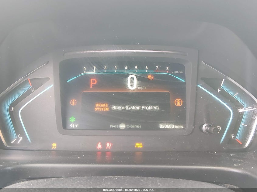 2024 Honda Odyssey VIN 5FNRL6H84RB034582 IAAI salvage auction — RIGHT REAR, Salvage Title, sold $13,100 on 2026-07-29 (photo 7)