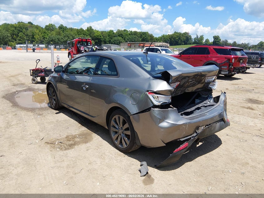 2011 Kia Forte VIN KNAFW6A36B5366701 IAAI salvage auction — REAR END, Clear (Tennessee), sold $825 on 2026-07-15 (photo 3)