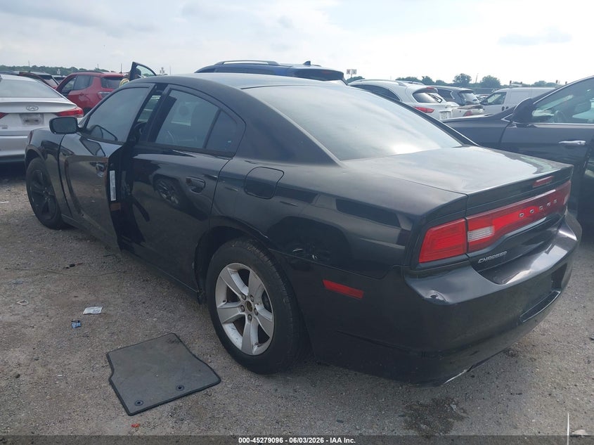 2014 Dodge Charger VIN 2C3CDXBG6EH284651 IAAI salvage auction — HAIL, Original (Texas), sold $3,750 on 2026-07-28 (photo 1)
